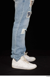 Hamza blue jeans calf dressed white sneakers 0007.jpg